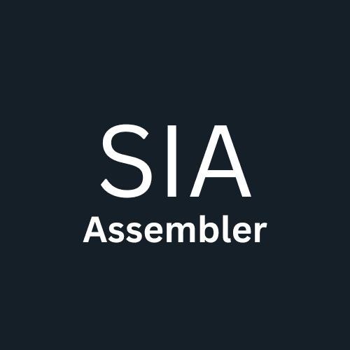SIA Assembler title card